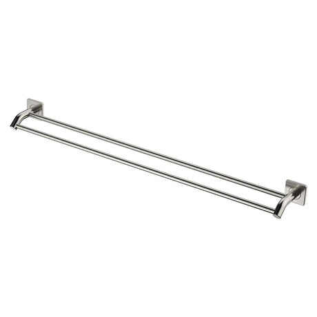 Sansa Double Towel Rail, 900mm, Brushed Nickel fienza