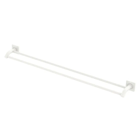 Sansa Double Towel Rail, 900mm, Matte White fienza