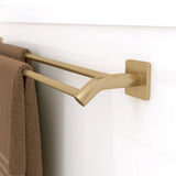 Sansa Double Towel Rail, 900mm, Urban Brass fienza