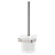 Tono Toilet Brush & Holder, Brushed Nickel fienza