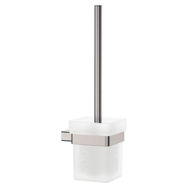 Tono Toilet Brush & Holder, Brushed Nickel fienza