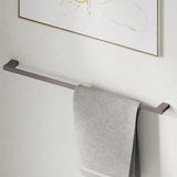 Tono Single Towel Rail, 610 mm, Gun Metal fienza