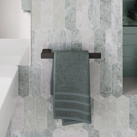 Tono Hand Towel Rail, Matte Black fienza