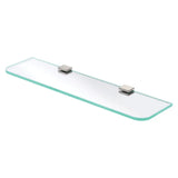 Tono Glass Shelf, Brushed Nickel fienza