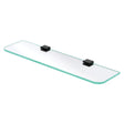 Tono Glass Shelf, Matte Black fienza