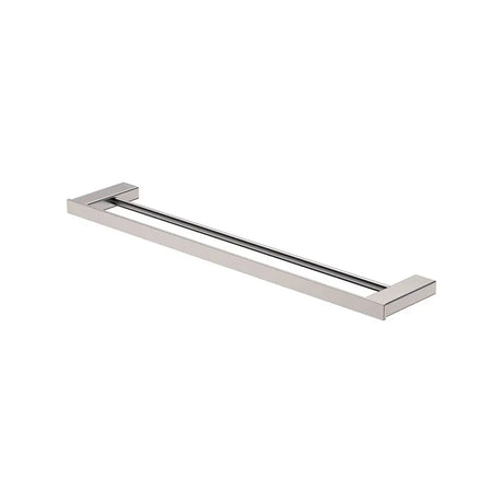 Tono Double Towel Rail, 610 mm, Brushed Nickel fienza
