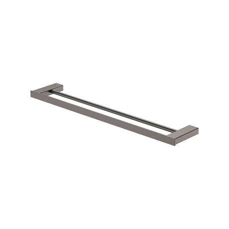 Tono Double Towel Rail, 610 mm, Gun Metal fienza