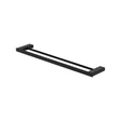 Tono Double Towel Rail, 610 mm, Matte Black fienza