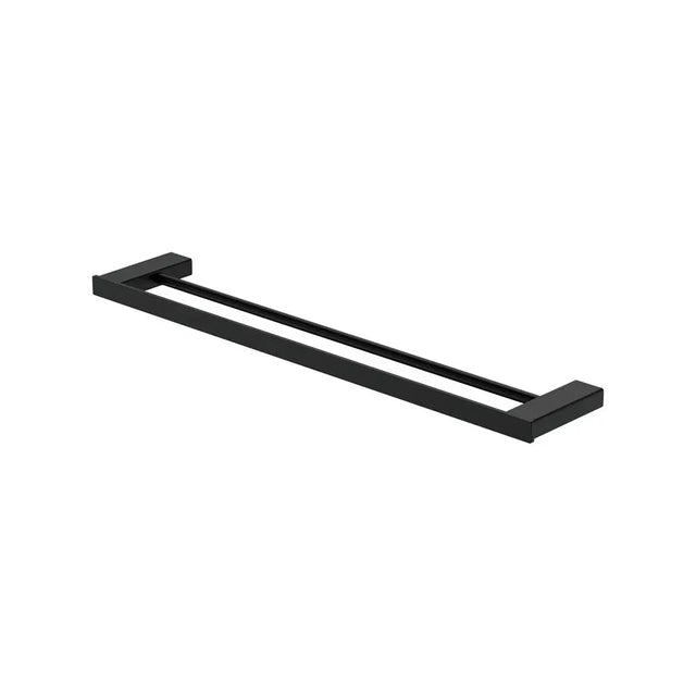 Tono Double Towel Rail, 610 mm, Matte Black fienza