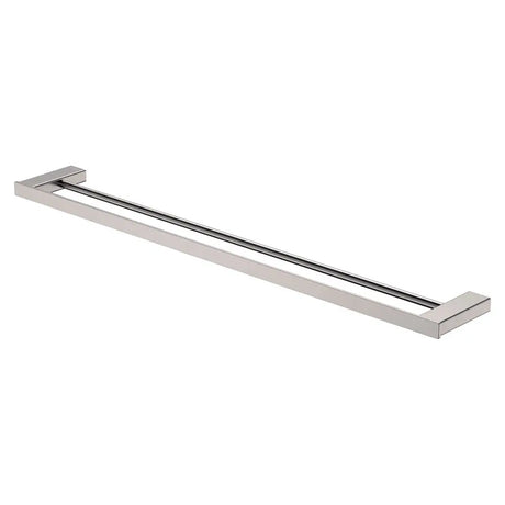 Tono Double Towel Rail, 810 mm, Brushed Nickel fienza