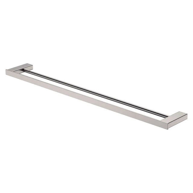 Tono Double Towel Rail, 810 mm, Brushed Nickel fienza