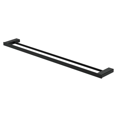 Tono Double Towel Rail, 810 mm, Matte Black fienza