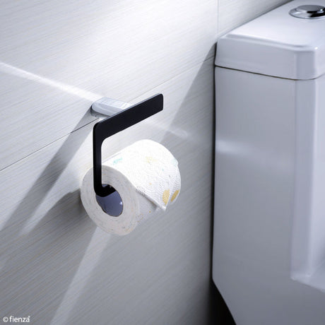 Lincoln Toilet Roll Holder, Mixed Finish fienza