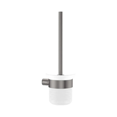 Empire Slim Toilet Brush & Holder, Gun Metal fienza
