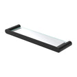 Empire Slim Glass Shelf, Matte Black fienza