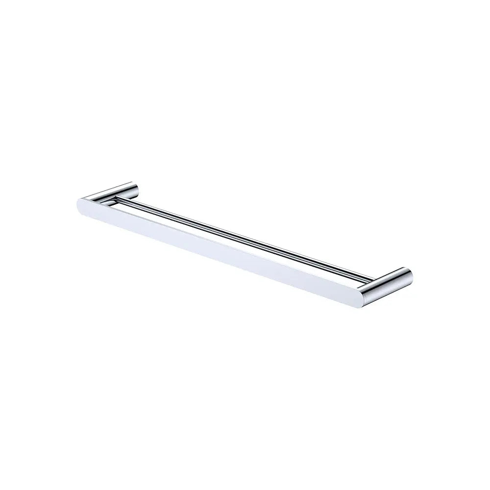 Empire Slim Double Towel Rail, 600mm, Chrome fienza