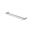 Empire Slim Double Towel Rail, 600mm, Brushed Nickel fienza