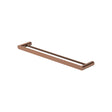Empire Slim Double Towel Rail, 600mm, Brushed Copper fienza