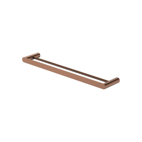 Empire Slim Double Towel Rail, 600mm, Brushed Copper fienza
