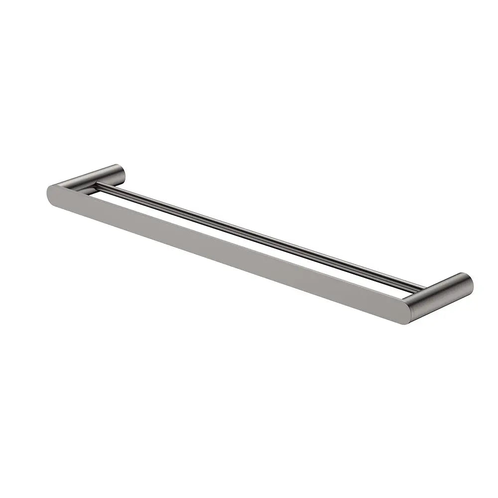 Empire Slim Double Towel Rail, 600mm, Gun Metal fienza