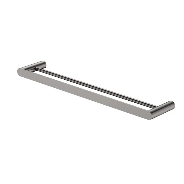 Empire Slim Double Towel Rail, 600mm, Gun Metal fienza
