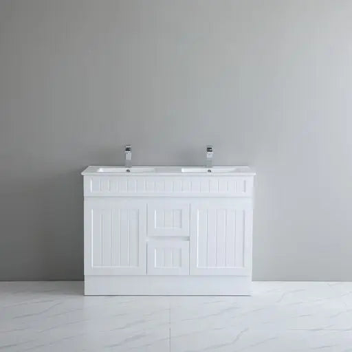 ACACIA SHAKER PVC Floor Vanity 1200mm (Single Bowl) Poseidon