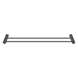 600mm Gunmetal Double Towel Rail Aquaperla