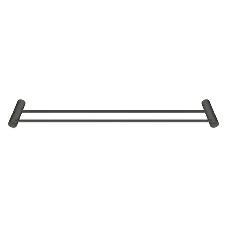 600mm Gunmetal Double Towel Rail Aquaperla