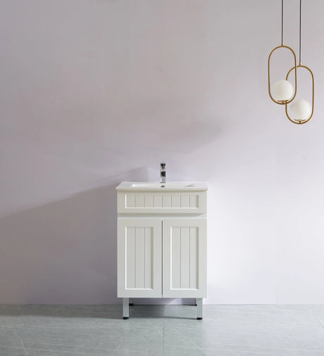 ACACIA SHAKER PVC Floor Vanity 600 Poseidon