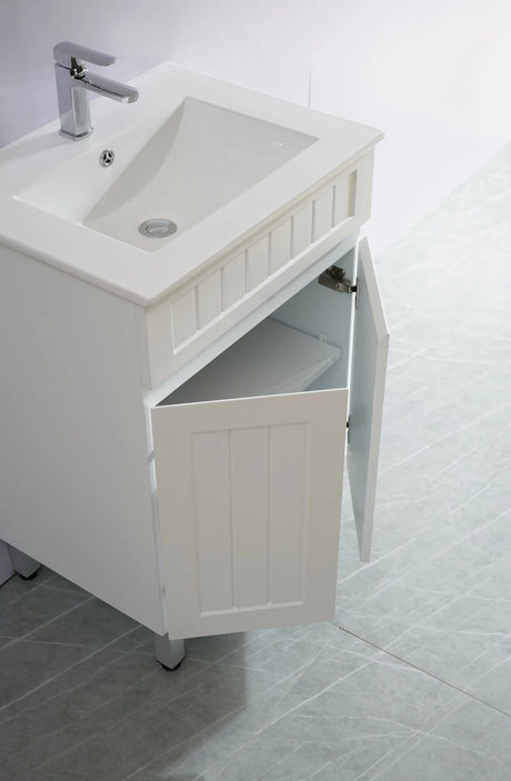 ACACIA SHAKER PVC Floor Vanity 600 Poseidon