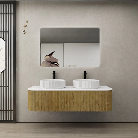 Bronte Cabinet 1500mm (Double Bowl/Prime Oak) Poseidon