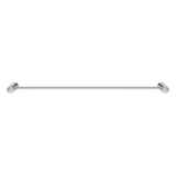 600mm Brushed Nickel Single Towel Rail Aquaperla