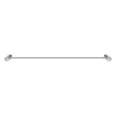 600mm Brushed Nickel Single Towel Rail Aquaperla