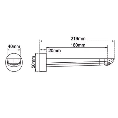 RUSHY - Chrome Nickel Spout Aquaperla