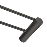 600mm Gunmetal Double Towel Rail Aquaperla