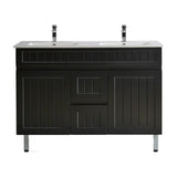 ACACIA SHAKER PVC Floor Vanity 1200mm (Single Bowl) Poseidon