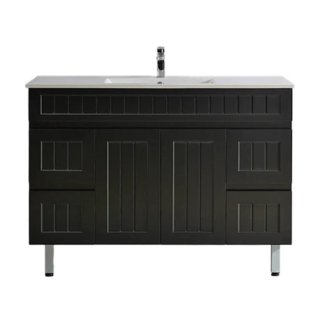 ACACIA SHAKER PVC Floor Vanity 1200mm (Single Bowl) Poseidon