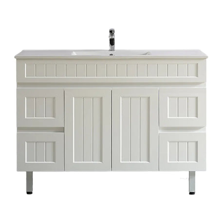 ACACIA SHAKER PVC Floor Vanity 1200mm (Single Bowl) Poseidon