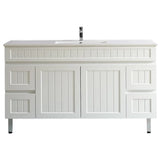 ACACIA SHAKER PVC Floor Vanity 1500 (Single/Double Bowl) Poseidon