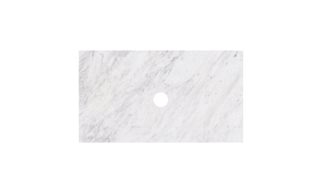 Carrara White Marble Stone Top- Silica Free Quartz Stone Poseidonbk