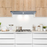 BLAUPUNKT 90CM SLIDEOUT UNDERMOUNT RANGE HOOD (STAINLESS STEEL) Blaupunkt