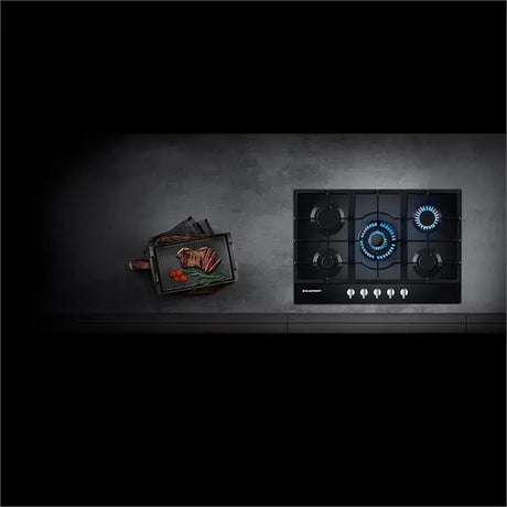 BLAUPUNKT 75CM GAS COOKTOP (BLACK) Blaupunkt