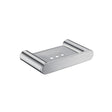 Bellino Brushed Nickel Soap Dish Aquaperla