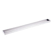 Cavallo Brushed Nickel Square Single Towel Rail 800mm Aquaperla
