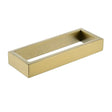 Cavallo Brushed Yellow Gold Square Hand Towel Rail 260mm Aquaperla