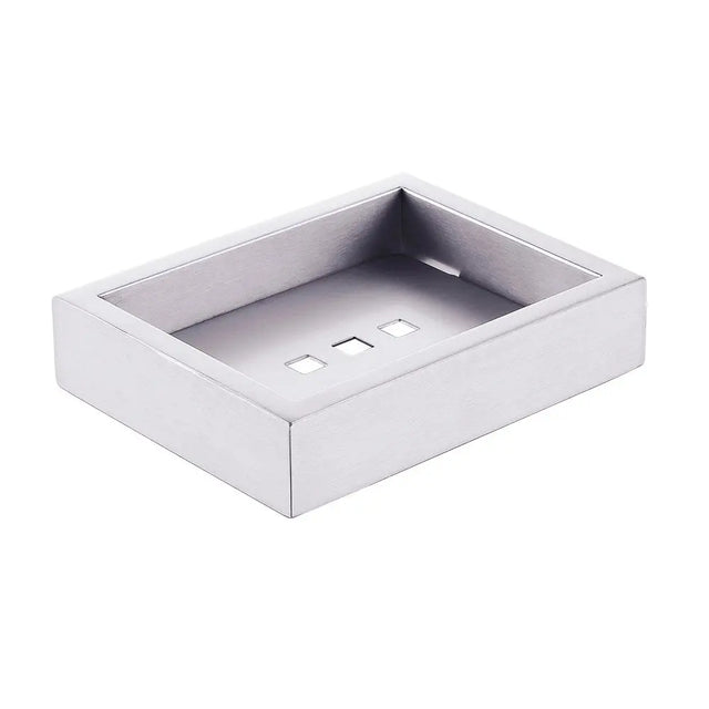 Cavallo Brushed Nickel Soap Dish Holder Aquaperla