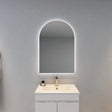 Aura Arched Touchless 600 X 900 Frameless LED Mirror - Three Light Temperatures Poseidonbk