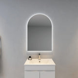 Aura Arched Touchless 600 X 900 Frameless LED Mirror - Three Light Temperatures Poseidonbk