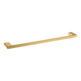 Bellino Brushed Yellow Gold Zinc Alloy 800mm Single Towel Rail Aquaperla