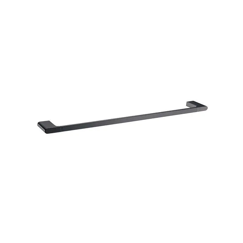 Bellino Gun Metal Grey Single Towel Rail 600mm Zinc Alloy Aquaperla